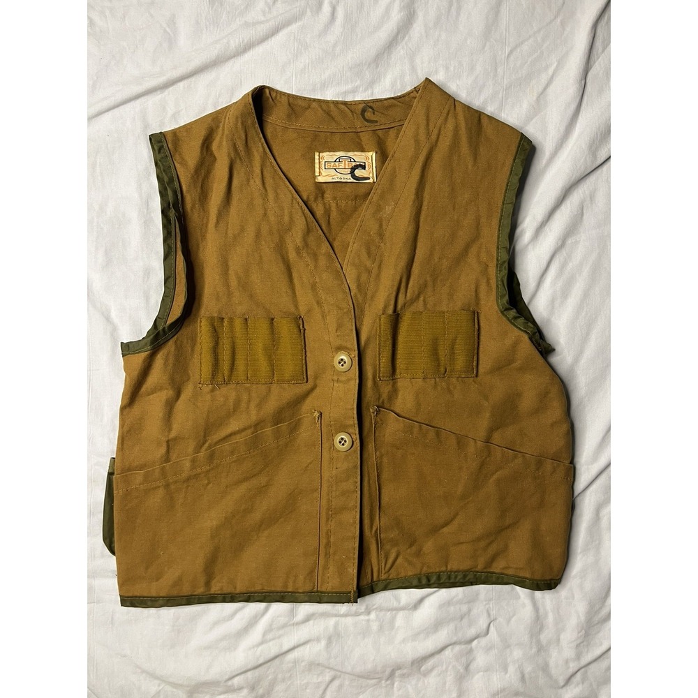 VTG Saftbak Hunting Clothes Vest Youth No Size Tag Brown Altoona Pennsylvania